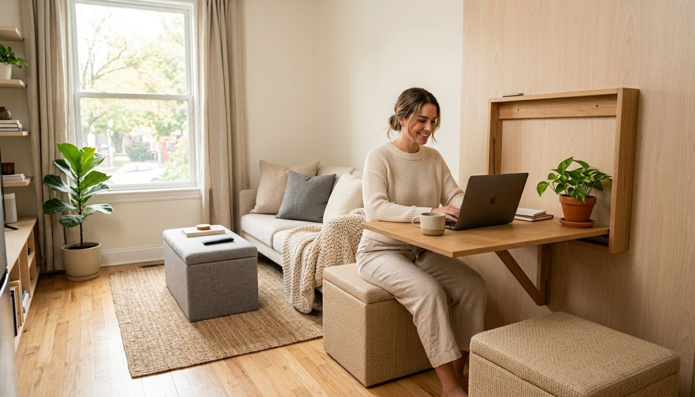 Aménager un petit espace : le pouvoir insoupçonné des meubles multifonctions